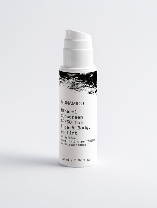 Mineral Sunscreen SPF30 for Face & Body, no tint